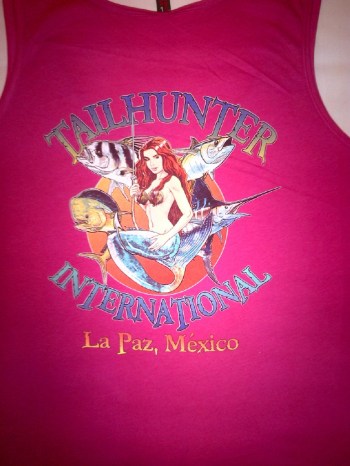 Fuscia women's tank logo shirt