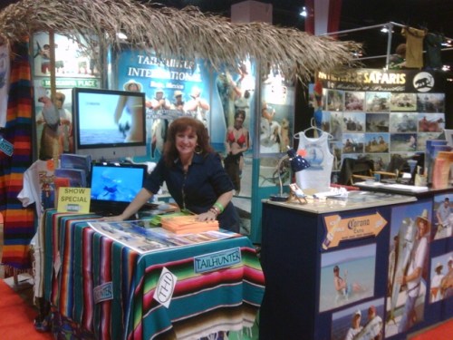 Jilly is set up and ready to go. See you in Portland, Oregon this week!