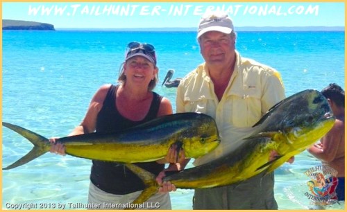 Kathy and Craig Sanford dorado tags 10-13